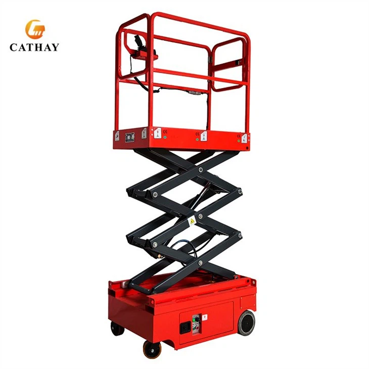 Drivable Mini Scissor Lift