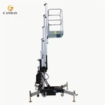 Vertikal alyuminiy platformali lift